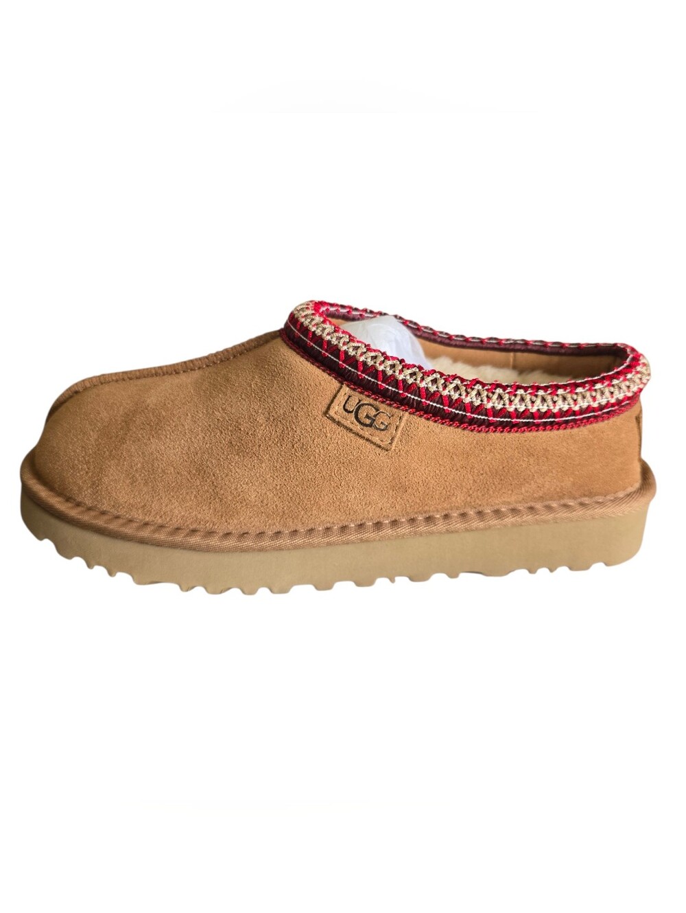 Ugg Women's Tasman II Shoes Slippers Tan Red Size 7 - Picture 6 of 8